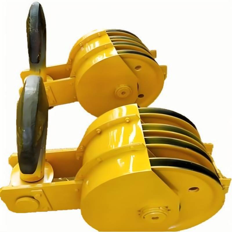 Forgiatura della puleggia del gancio della gru