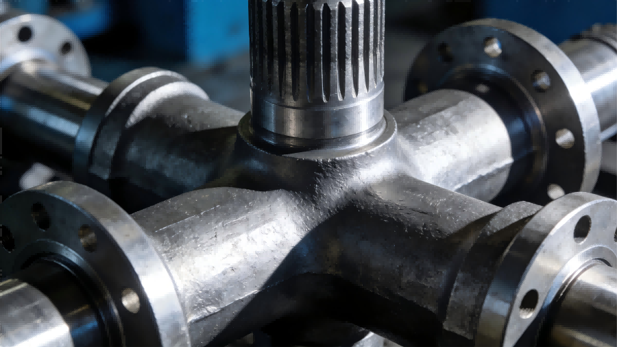 Forgiati per attrezzature petrolchimiche: Ruota a catena + albero trasversale a doppio nucleo, il protettore di situazioni di carichi pesanti e corrosione!