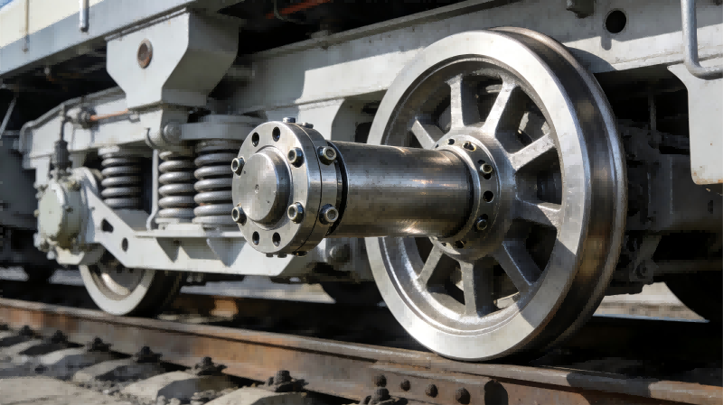 عجلات السكك الحديدية المدفوعة + أجزاء وصلات التشكيل: "جوهر" نظام النقل، مما يضمن السلامة في سيناريوهات الأحمال الثقيلة والسرعات العالية!