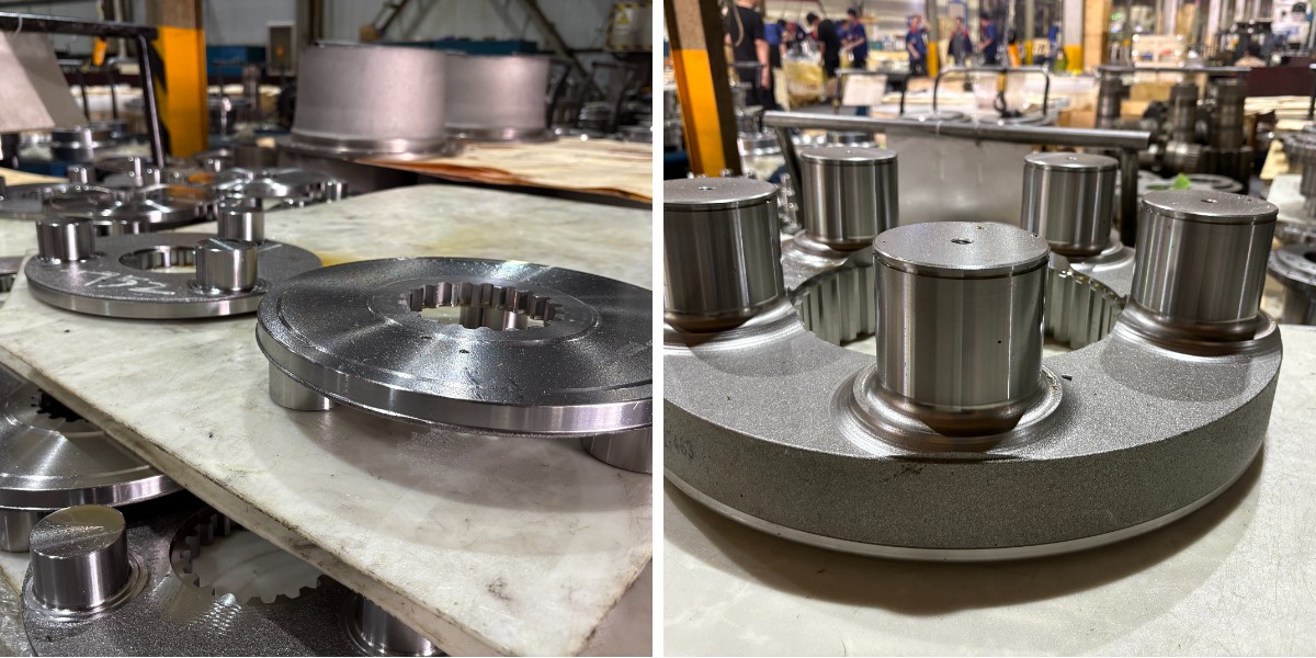 What is the selection logic for the core components of the rotary reducer?