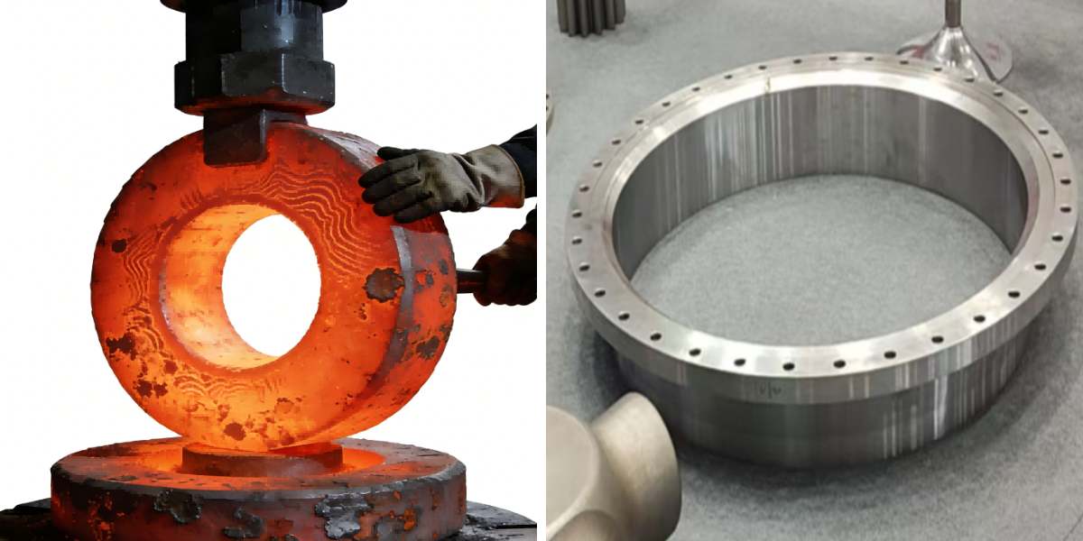 Anneau de siège de pelle forgé OEM