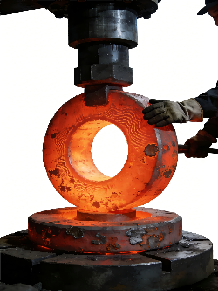 Anneau de siège de pelle forgé OEM