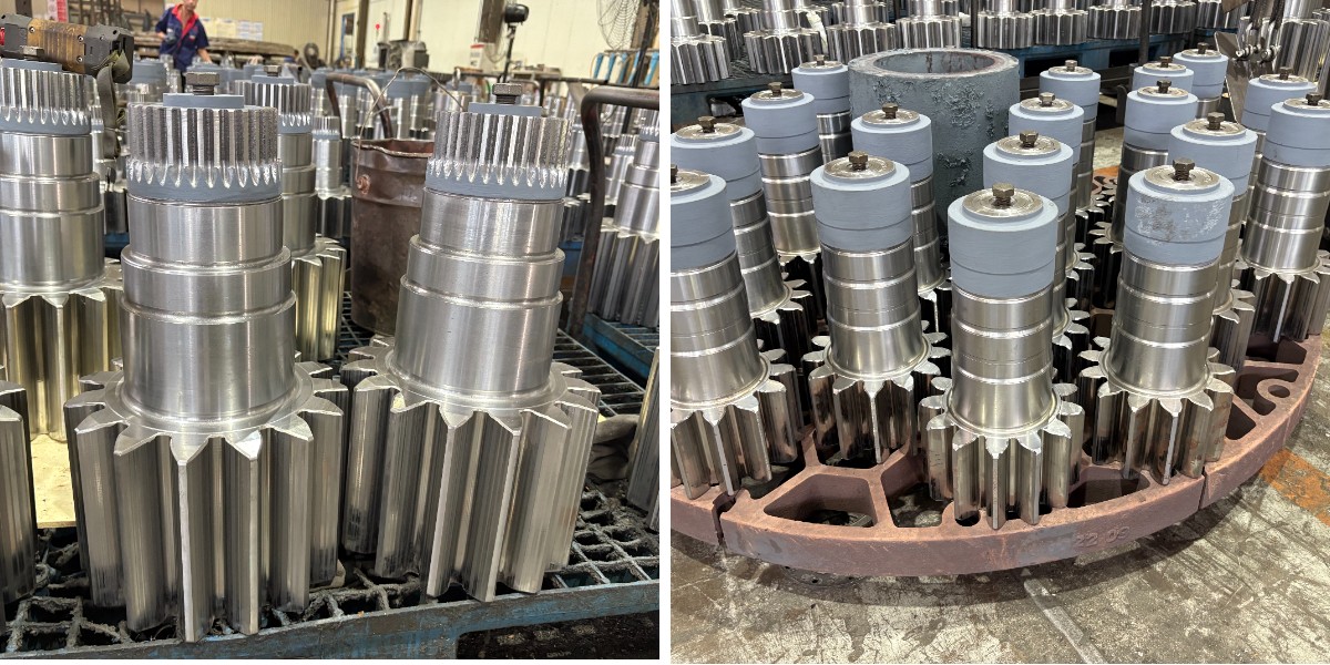 Forged Output Gear Shaft & Carrier Matching Solution for Stable Operation of Slewing Reducers Used in Wind Power and Construction Machinery