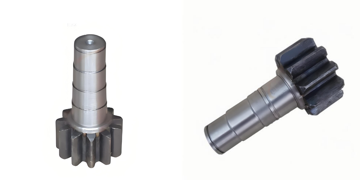 Why is the forged output gear shaft the preferred choice for rotary reducers?